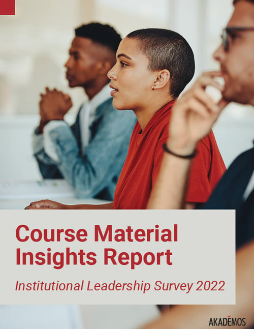 Course Material Insights Report: Institutional Leadership Survey 2022